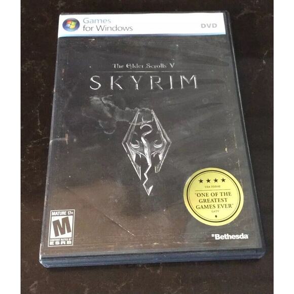 The Elder Scrolls V: Skyrim (PC DVD, Windows) Complete CIB W/ Map - Picture 1 of 4